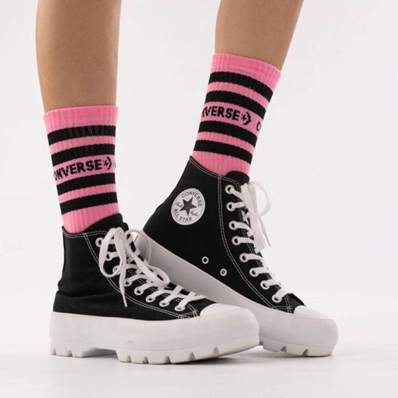 Converse Shoes - Converse Chuck Taylor All Star Lugged High-Top Sneaker - Black Size 8